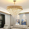 Luísa Cascade Cristal et Métal Doré Art Déco