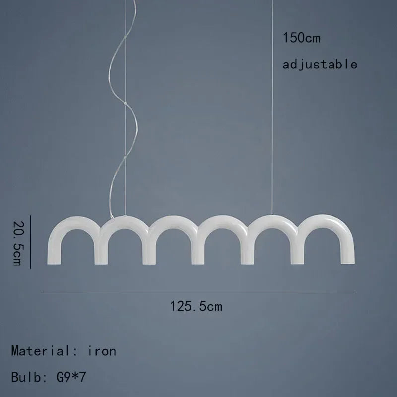Fabrizia Arches Métal Noir Brillant Minimaliste