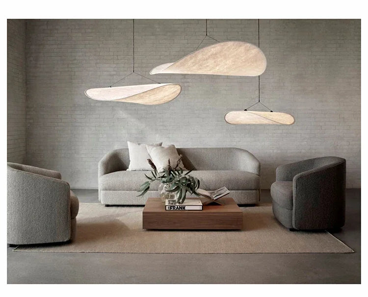 Sela Nuage Tissu Blanc Minimaliste