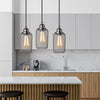 Suspension Cylindre Acier Noir Mat Industriel - Chambre Salon Cuisine — Vivo