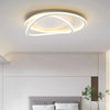 Plafonnier Anneaux Métal Blanc Minimaliste Design Moderne - Salle de Bain Salon Chambre — Maestral