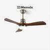 Ventilateur de Plafond Bois 3 Pales avec Éclairage