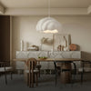 Suspension Nuage Résine Blanche Minimaliste Design - Chambre Salon Cuisine — Stratus