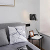 Applique Murale Cylindre Acier Noir Minimaliste Design Moderne Noire - Chambre Salle de Bain Salon — Grenat