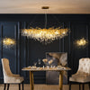 Randi Cascade Cristal et Métal Doré Luxueux