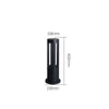 Lampadaire Cylindre Métal Noir Minimaliste Design - Salon Bureau Chambre — Torre