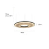 Suspension Anneaux Verre Opalin Blanc Épuré Design - Chambre Salon Cuisine — Halo