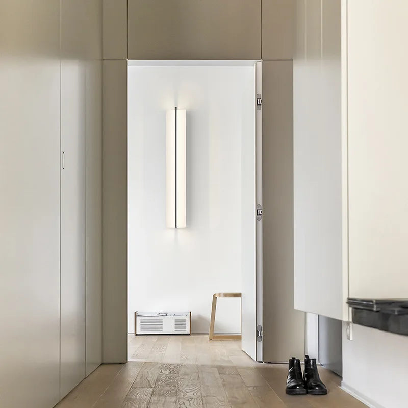 Malaga Cylindre Métal Blanc Minimaliste