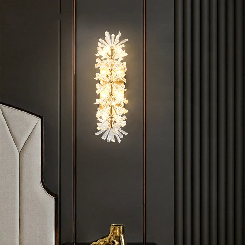 Kora Cristal et Métal Doré Éclatant