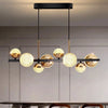 Lustre Suspension Spirale Métal Noir et Blanc Minimaliste Design - Salon Salle à Manger — Spiro