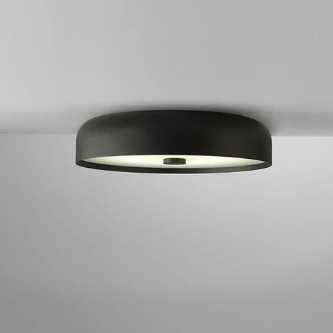 Plafonnier Anneau Métal Rouge Minimaliste Design Moderne - Salle de Bain Salon Chambre — Vibrato