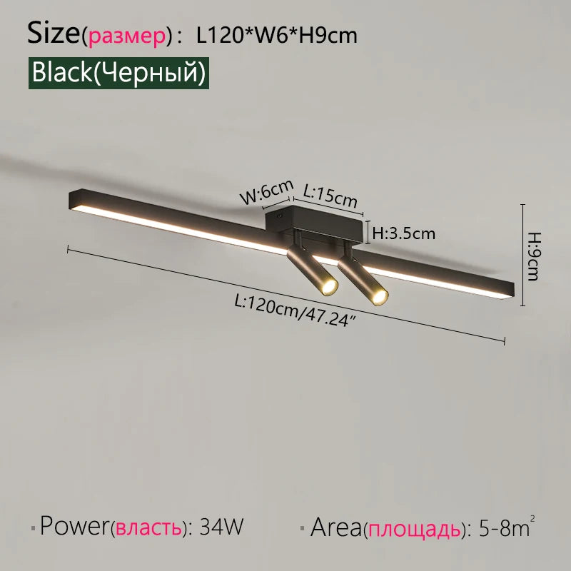 Reva Barre Acier Noir Mat Minimaliste