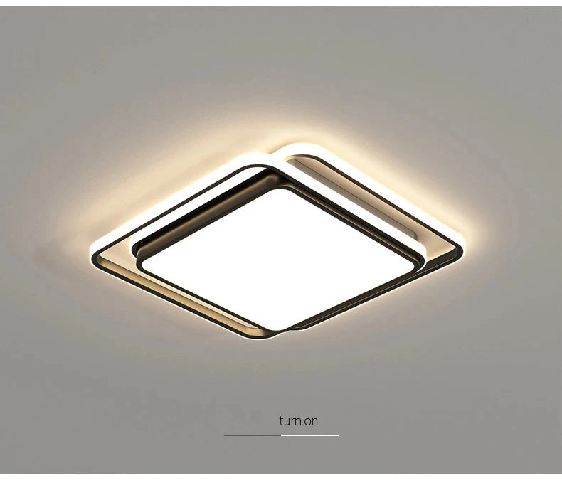 Lumis285 Vagues Métal Blanc Minimaliste et Lune