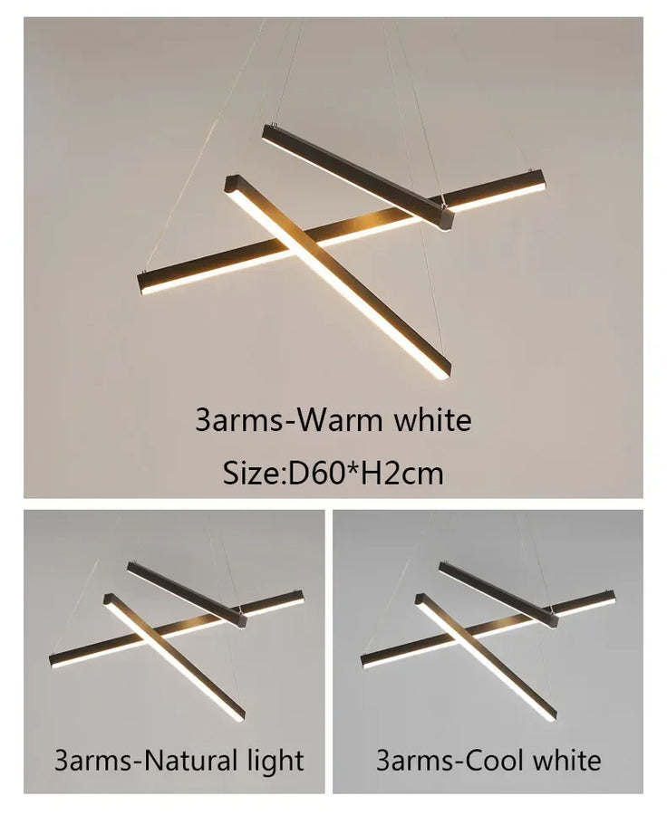 Yëlys Géométrique Métal Doré et Noir Minimaliste