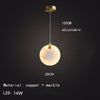 Lumis258 Sphère Verre Opalin et Laiton Minimaliste