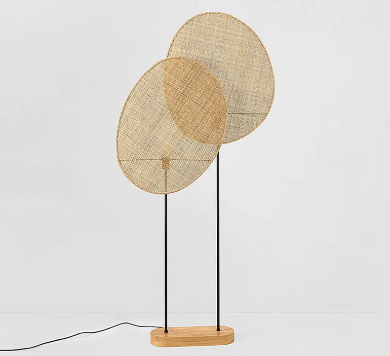 Turid Disque Rotin Tressé Minimaliste
