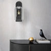 Orm Cloche Verre Fumé et Métal Noir