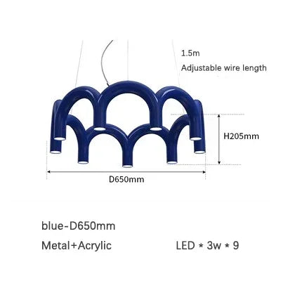 Fabrizia Arches Métal Noir Brillant Minimaliste
