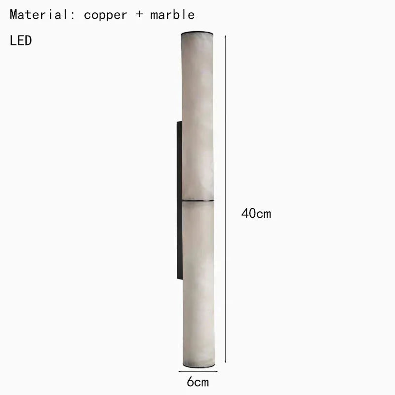 Rael Cylindre Albâtre Beige Minimaliste