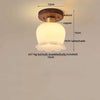 Lumio Vintage Verre Transparent et Bois Naturel
