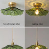 Atinuke Feuille Métal Vert Art Déco