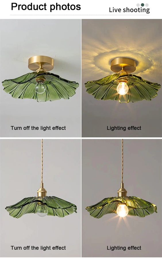 Atinuke Feuille Métal Vert Art Déco