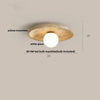 Rasha Anneau Pierre Beige Minimaliste