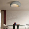 Plafonnier Coquillage Plâtre Blanc Minimaliste Design Moderne - Salle de Bain Salon Chambre — Flambeau