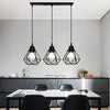 Suspension Abat-Jour Acier Noir et Laiton Industriel - Cuisine Salon Bureau — Puro