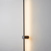 Pegah Cylindre Métal Noir Minimaliste I