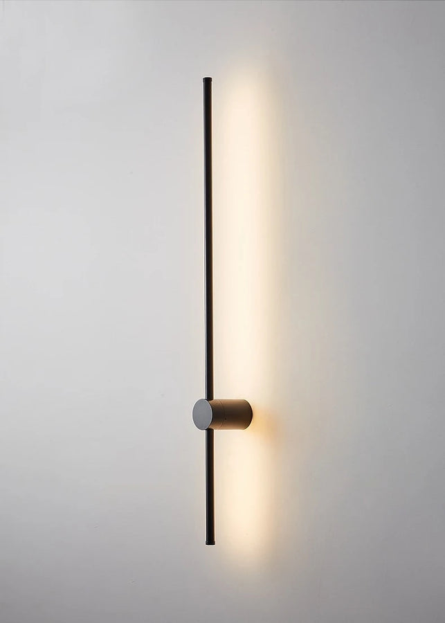 Pegah Cylindre Métal Noir Minimaliste I