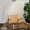Lampadaire Bras Articulé Acier Chromé Minimaliste Design - Salon Bureau Chambre — Aura