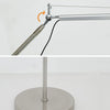 Lampadaire Bras Articulé Acier Chromé Minimaliste Design - Salon Bureau Chambre — Aura
