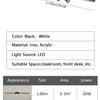 Reva Barre Acier Noir Mat Minimaliste
