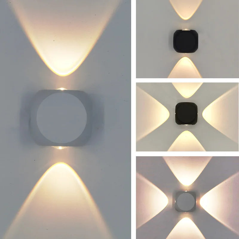 Haël Cube Métal Noir Minimaliste