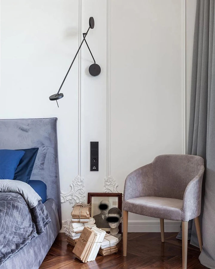 Nëris Bras Long Métal Noir Minimaliste