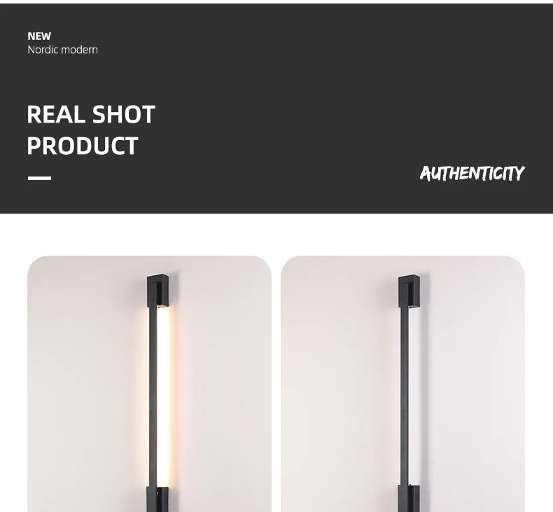 Roya Cylindre Métal Noir Minimaliste J