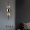 Monaco Cylindre Métal Doré et Argenté Art Déco