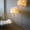 Lumis233 Plumes Rose Poudré Style Nordique