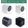 Thora Cylindre Aluminium Noir et Blanc Minimaliste B