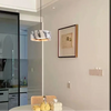 Suspension Cylindre Marbre Blanc Minimaliste Design - Chambre Salon Cuisine — Kyoto