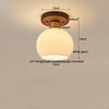 Lumio Vintage Verre Transparent et Bois Naturel