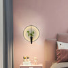 Applique Murale Anneau Métal Noir et Verre Épuré Design Moderne Noire Ronde - Chambre Salle de Bain Salon — Orbit
