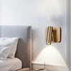 Applique Murale Cylindre Acier Noir Minimaliste Design Moderne Noire - Chambre Salle de Bain Salon — Grenat