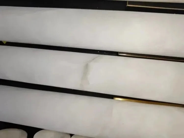 Consuelo Cylindre Albâtre Blanc Minimaliste