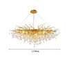Randi Cascade Cristal et Métal Doré Luxueux