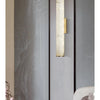 Geoffroy Cylindre Onyx Blanc et Laiton