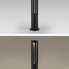 Lampadaire Cylindre Métal Noir Minimaliste Design - Salon Bureau Chambre — Torre