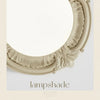 Arachne Médaillon Résine Crème Baroque