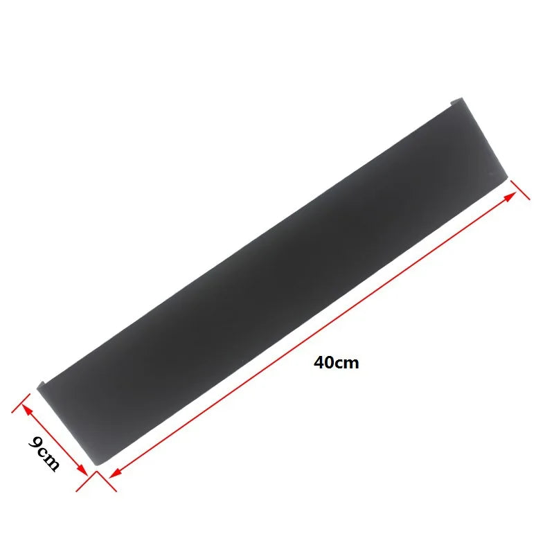 Lumis239 Rectangle Métal Noir Mat Minimaliste B